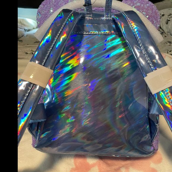 Celebration Sequin Loungefly Backpack - Picture 4 of 6